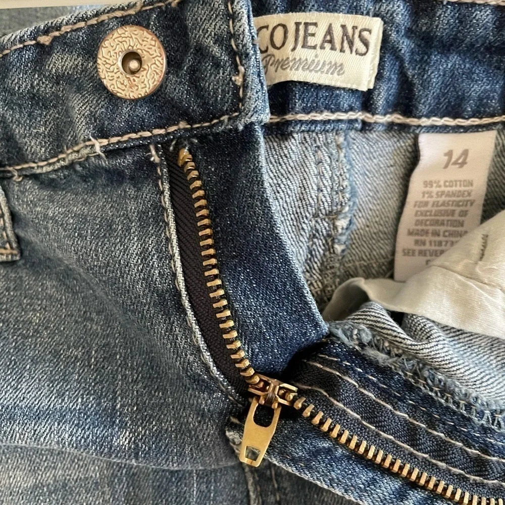 ZCO JEANS girls embroidered cut off denim jeans-14